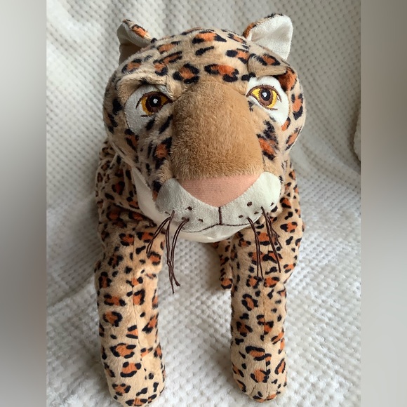 IKEA Morrhar Large Plush Leopard Jaguar 32 inch Big Cat Stuffed Animal Toy - Picture 7 of 16